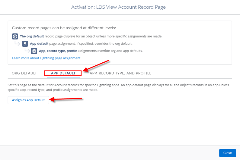ActivationLdsViewAccountRecordPage