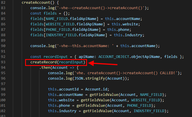 createAccountJs-createRecord()