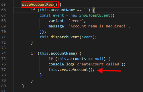 createAccountJs-saveAccountRec()