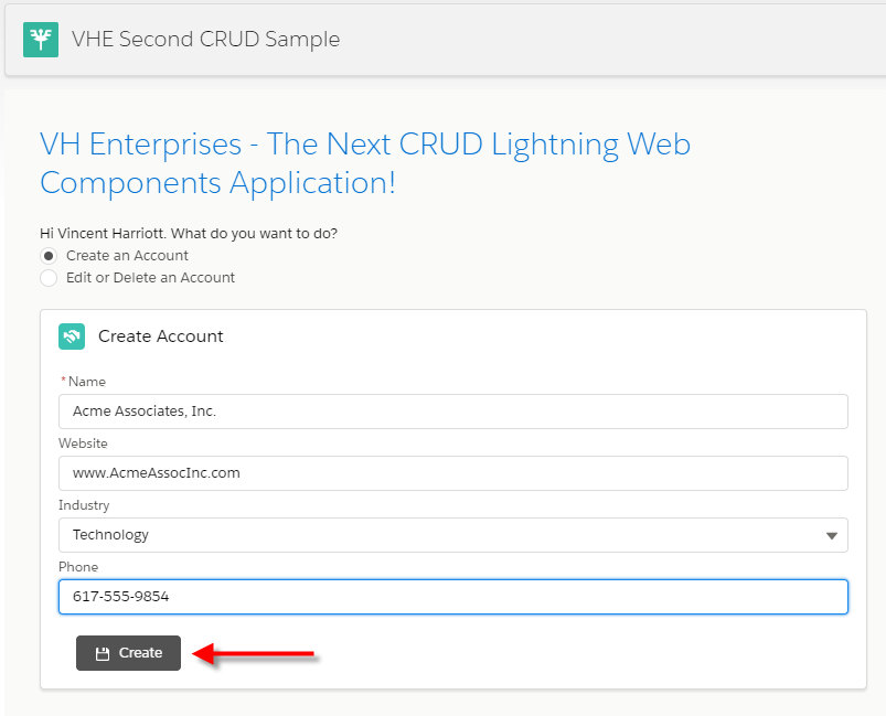 Vh2ndCrud-CreateAccount-AcmeAssoc